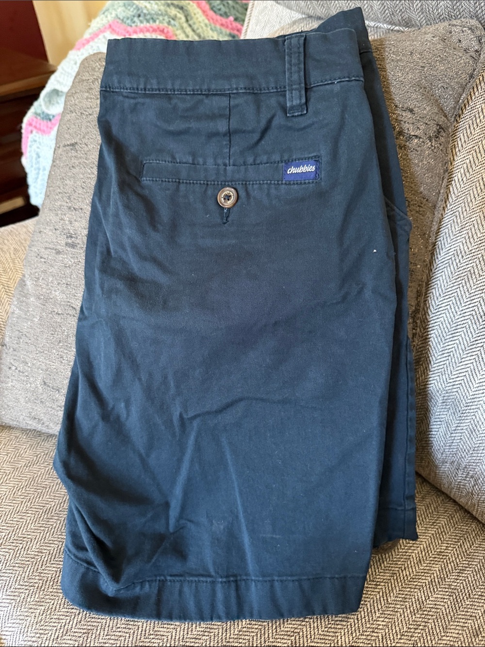Chubbies Dark Navy Flat Front 7” Shorts
